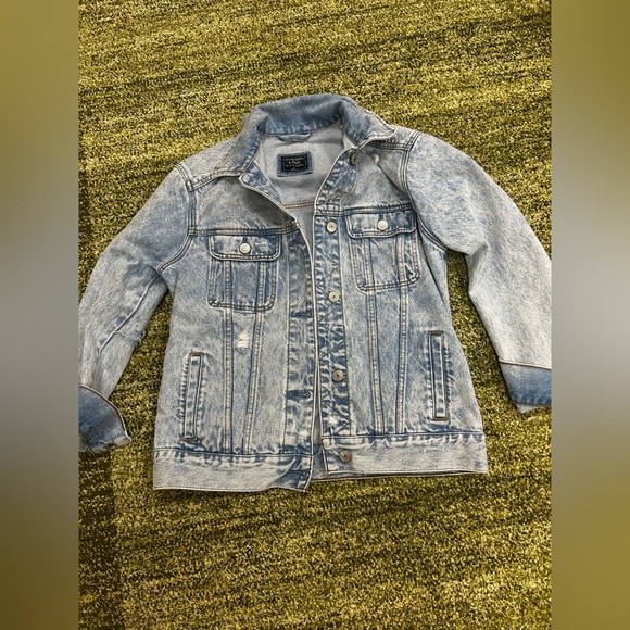 Abercrombie & Fitch Jackets & Blazers - Abercrombie and fitch Distressed Jean Jacket